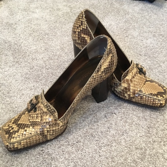 dolce and gabbana snakeskin shoes